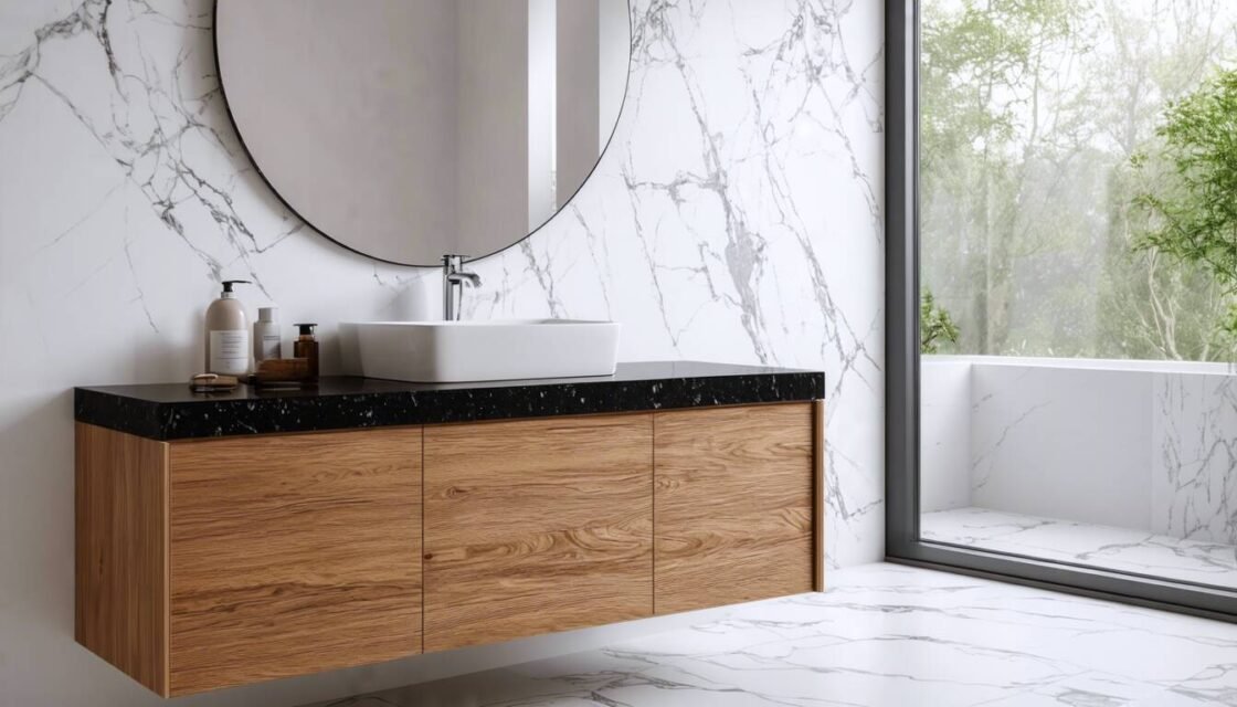 Badrumskommoder 2025: Guide till stilren förvaring