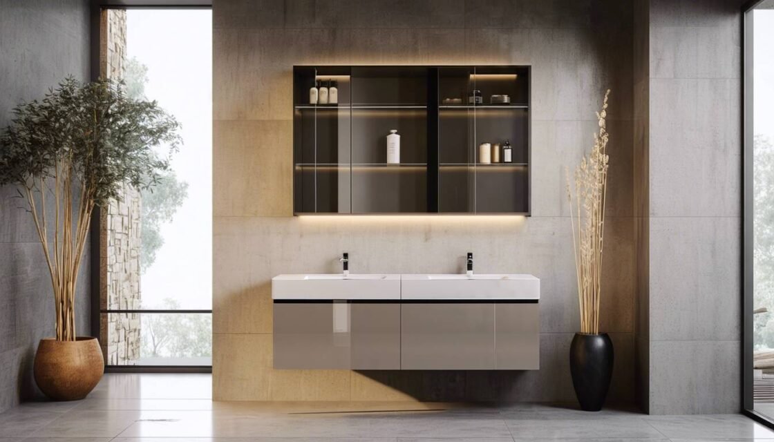 Väggskåp för badrum – smart förvaring & trender 2025