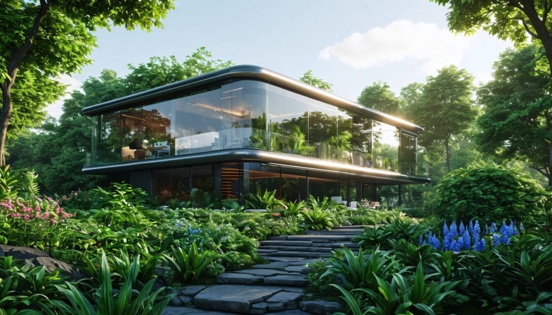 Hus i växthus: Framtidens gröna boende