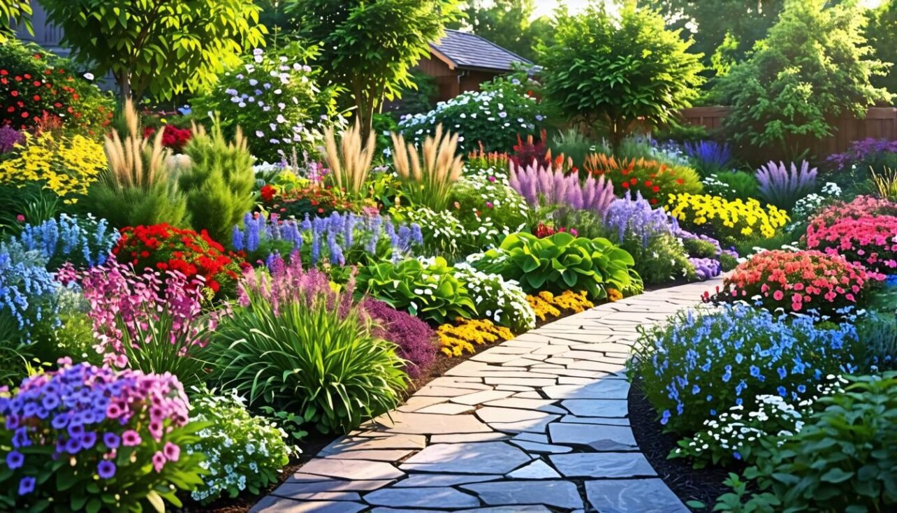 Perfekta perennrabatten: Design för året-runt prakt