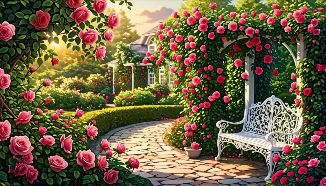 Designa en praktfull rosenträdgård: Tips & tricks