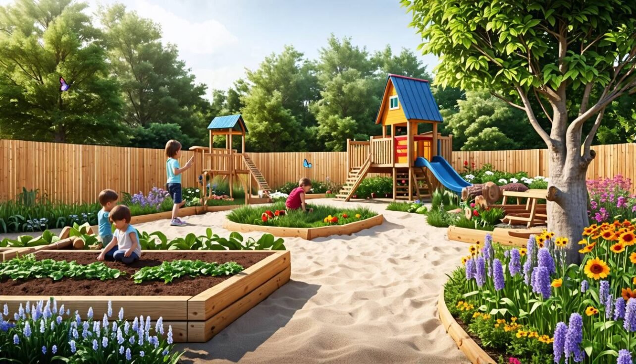Skapa en barnsäker & lekfull familjeträdgård