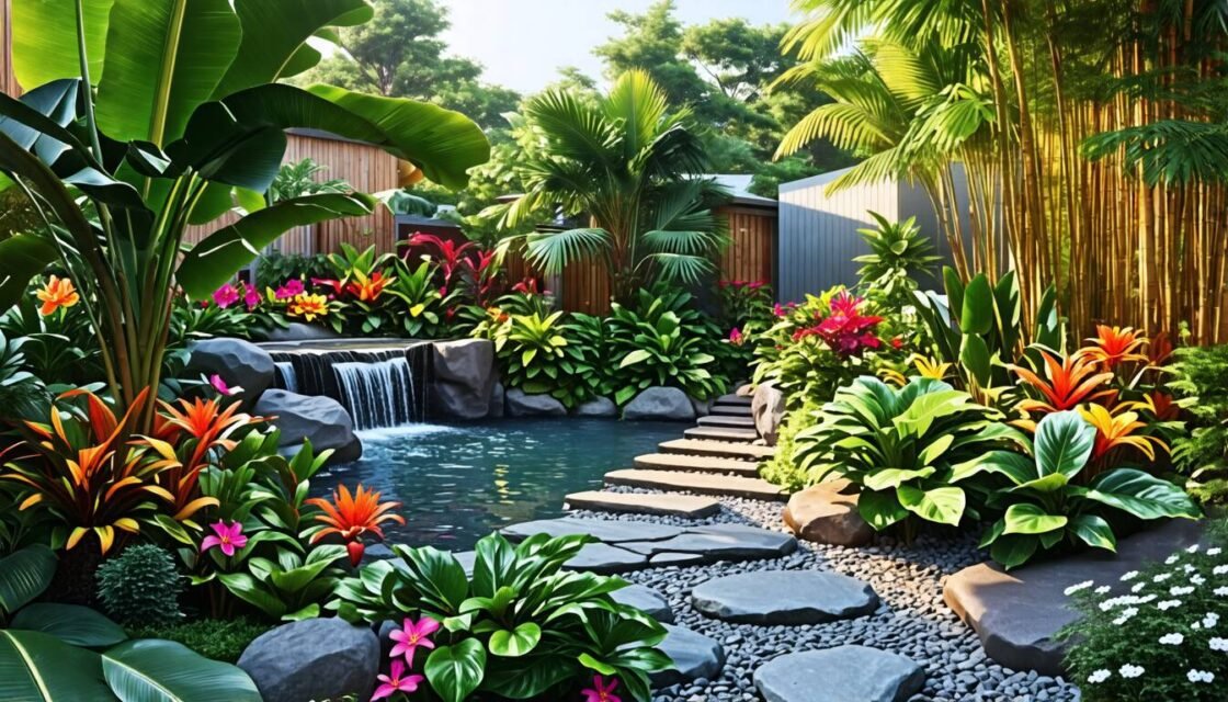 Skapa en frodig tropisk oas i din trädgård
