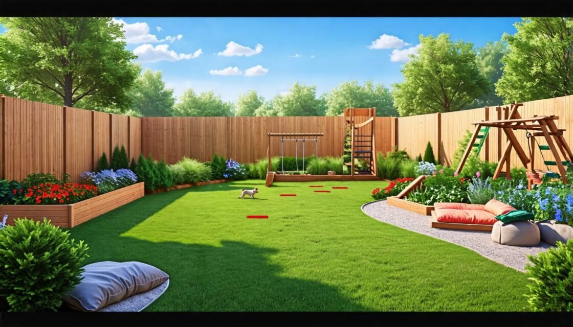 Designa en praktisk trädgård för hundar & katter