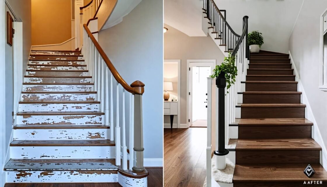 Renovera trappan: Från sliten till stilren