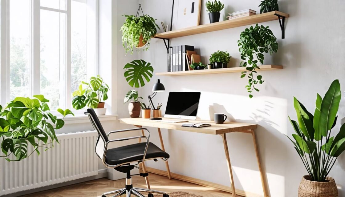 Skapa ett hemmakontor: Smart DIY på liten yta