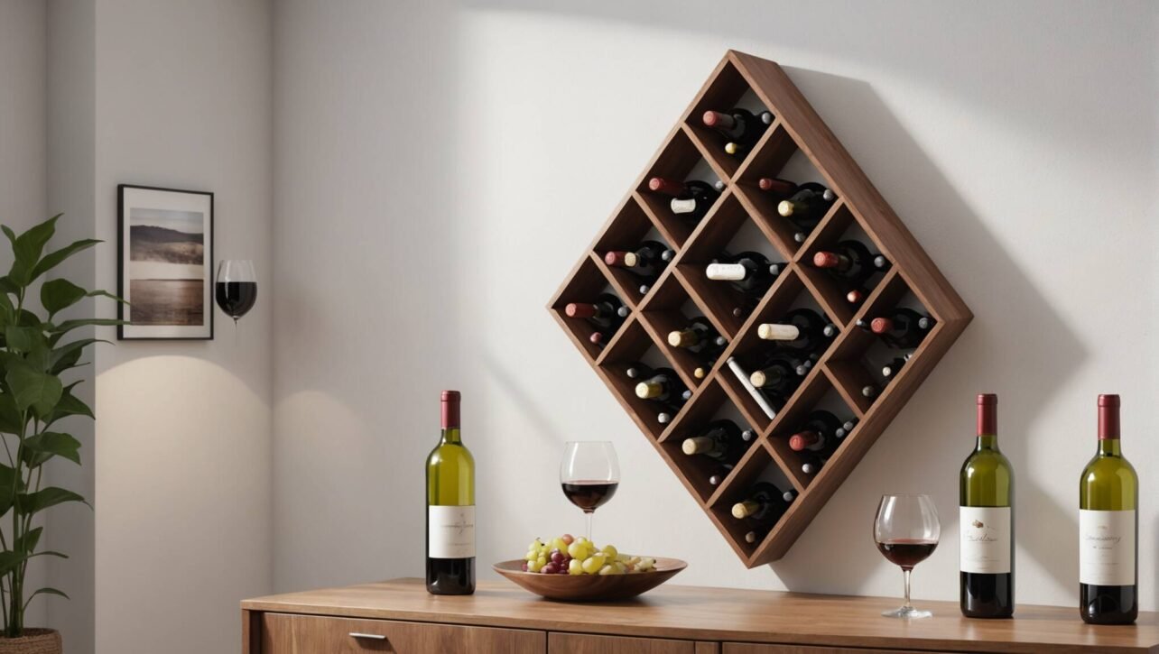 Bygga vinställ: Förvara vinet med stil