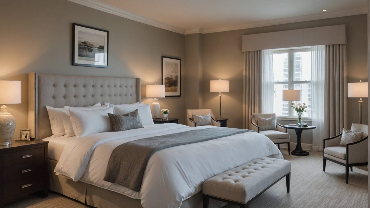 Lyxig hotellkänsla: Inred sovrummet som en svit