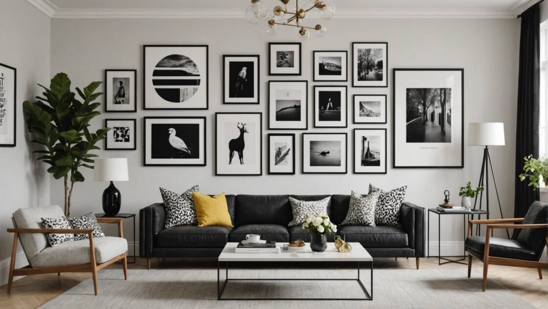 Galleriväggen: Konst som inredningsdetalj