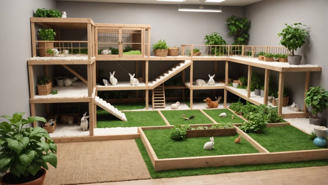 Kaninbur deluxe: Inred för hoppande lycka