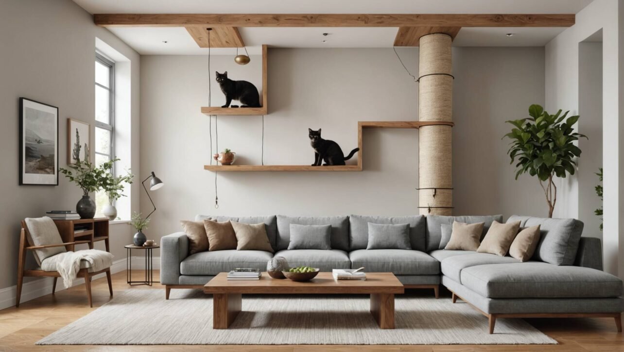 Kattklättervägg: Vertikalt paradis för katter