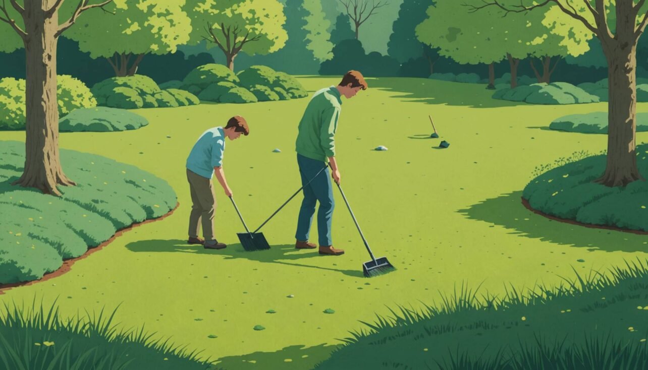 bekämpa mossa gräsmatta