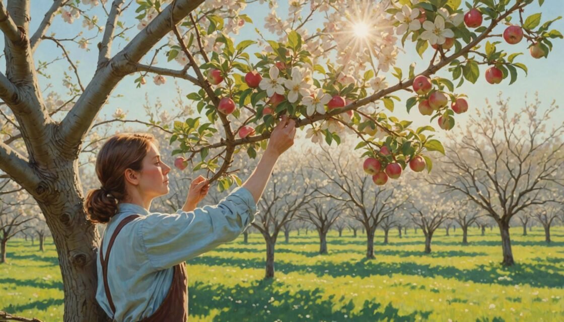 beskära äppelträd