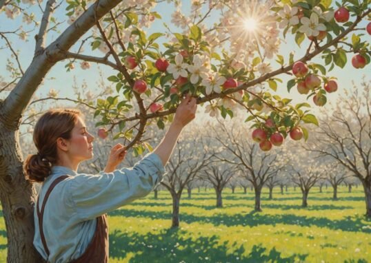 beskära äppelträd