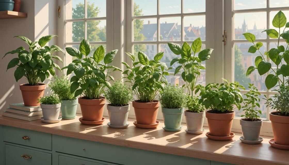 odla kryddor inomhus