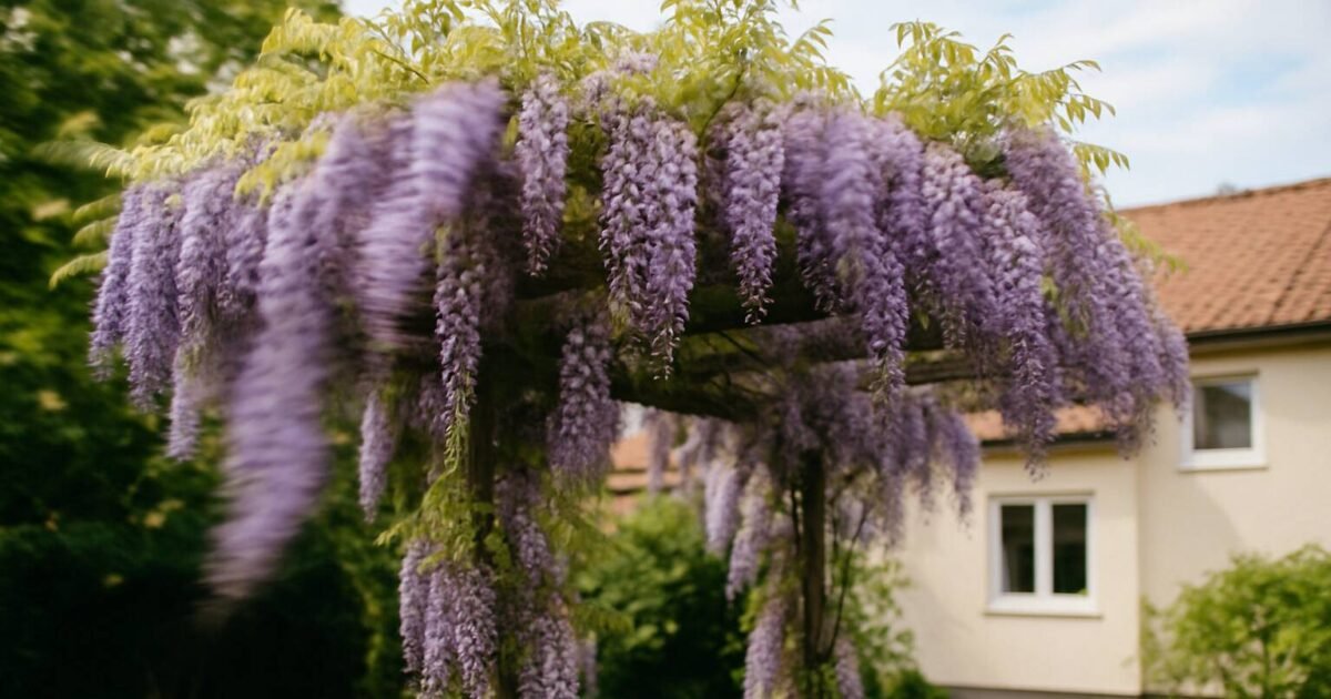 Lär dig allt om blåregn pergola - från material och konstruktion till plantering, skötsel och underhåll. Skapa en vacker blomstrande oas i din trädgård.
