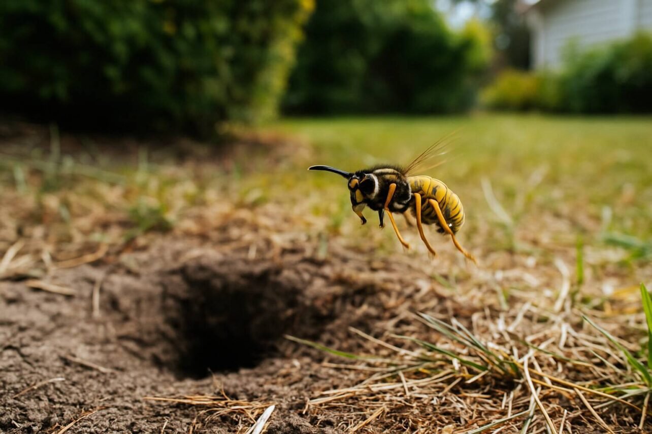Lär dig hantera jordgetingar säkert med vår kompletta guide - från ekologi till bekämpning. Praktiska tips för svenska villaägare och trädgårdsägare.