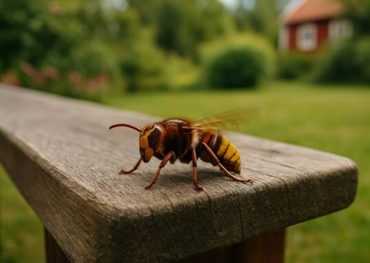 Lär dig allt om bålgetingar och andra stora getingarter i Sverige – utseende, risker, ekologisk betydelse och säkra metoder för att hantera dem.