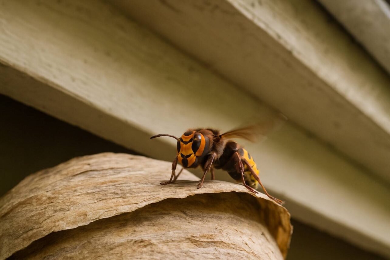 Lär dig identifiera, hantera och samexistera med stora getingar i din trädgård. Komplett guide om bålgetingar och hur du hanterar dem säkert.