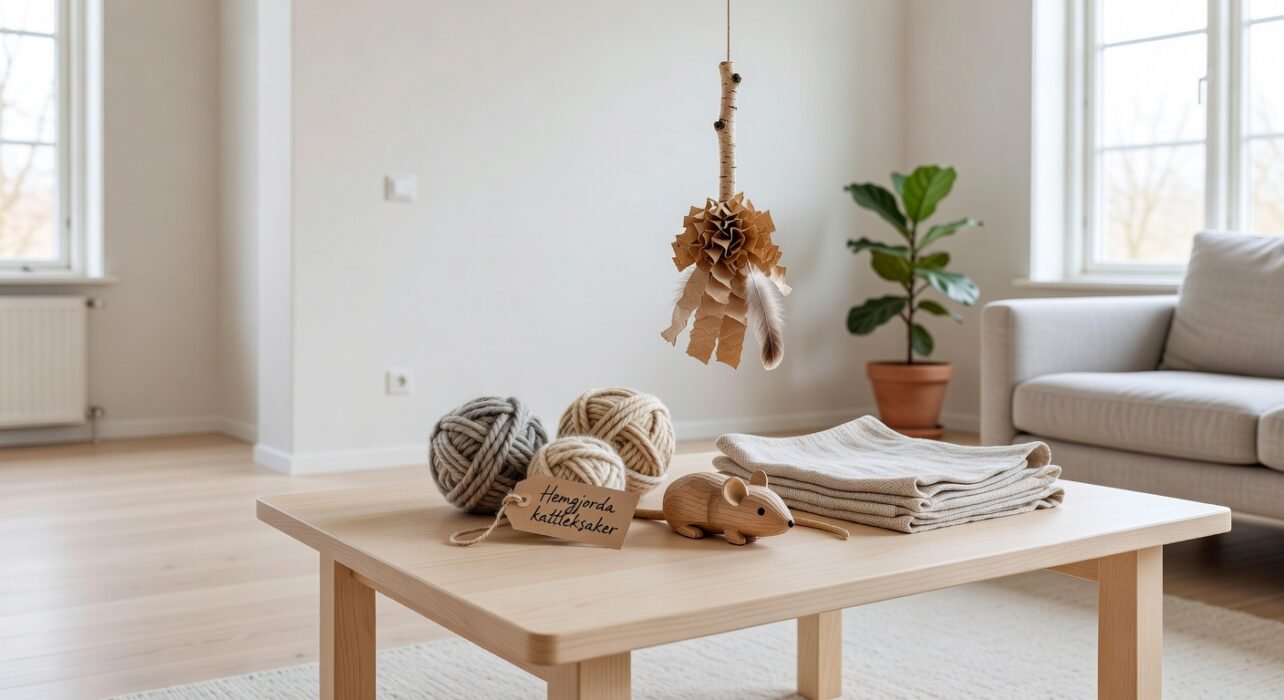 Kattleksaker DIY: 15 Enkla & Roliga Projekt för Din Katt (2024)